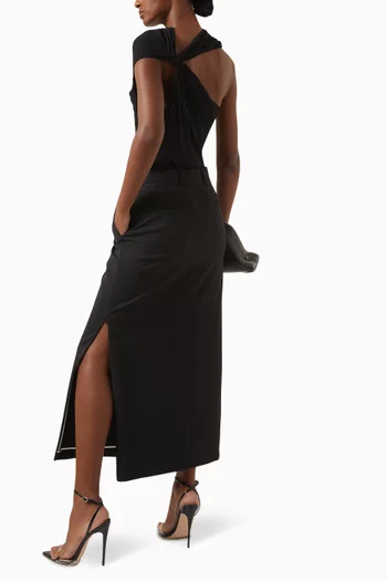 Wind Draped Top in Lyocell Jersey