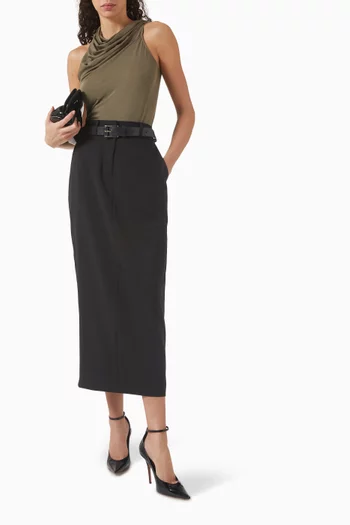 Wind Draped Top in Lyocell Jersey