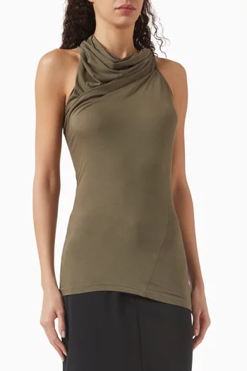 Wind Draped Top in Lyocell Jersey