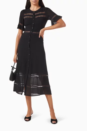 Woodson Midi Dress in Georgette