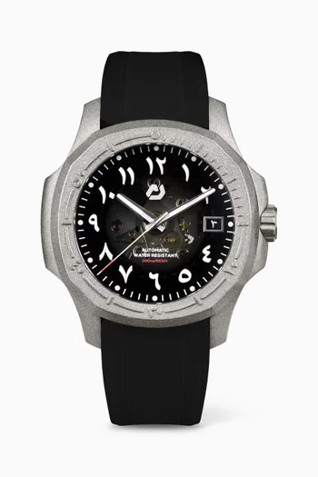 N200 Automatic AR Rubber Watch, 40.5mm