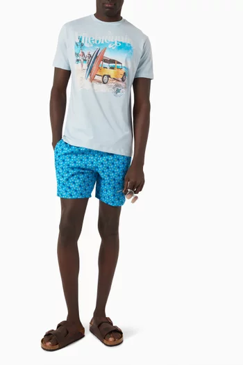 Printed T-shirt in Cotton
