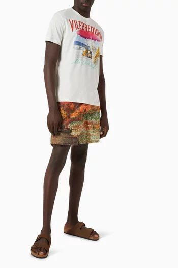 Logo-print T-shirt in Cotton