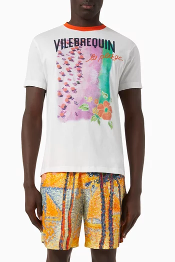 Logo-print T-shirt in Cotton