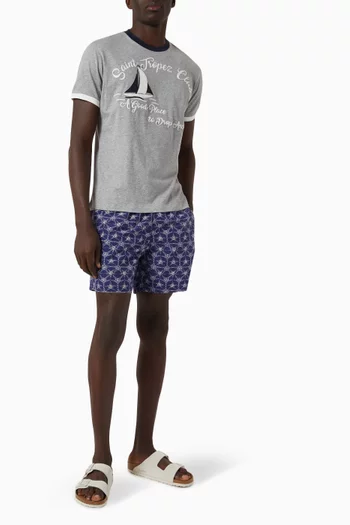 Printed T-shirt in Cotton