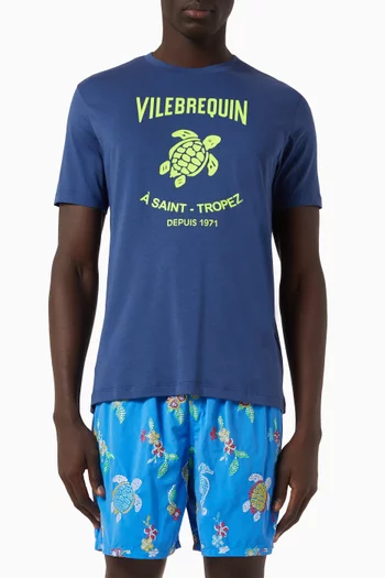 Logo-print T-shirt in Cotton