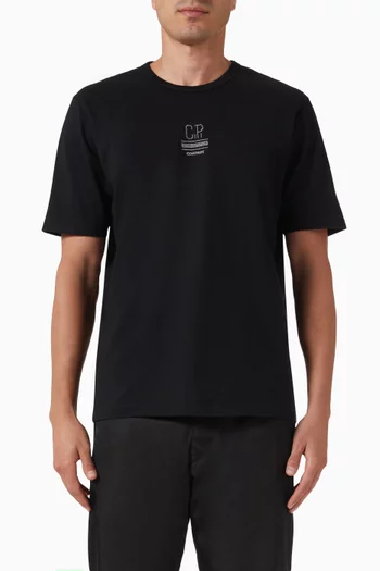 Twisted Small Logo T-shirt in 30/2 Mercerized Jersey