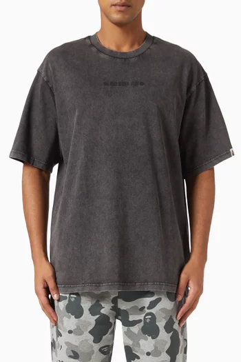 Garment Dye Relaxed T-shirt in Cotton