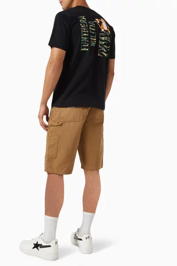 Camo Tiger-print T-shirt in Cotton