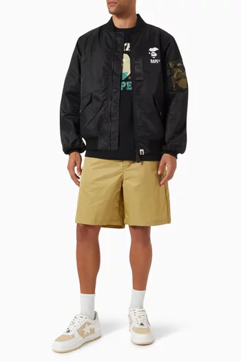 1st Camo Bomber Jacket in Nylon