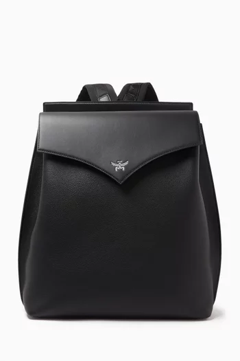Medium Diamond Backpack in Leather