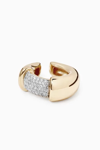 Wanderlust Single Ear Cuff in 18kt Gold