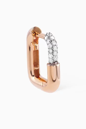 Mini Ignite Single Hoop Earring in 14kt Rose Gold