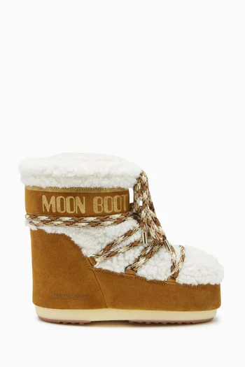 Icon Low-top Boots in Shearling