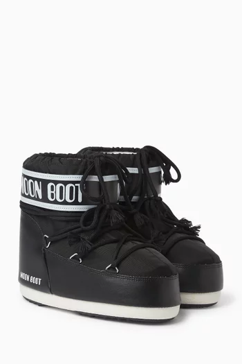 Icon Low Boots in Nylon