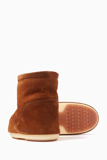 Icon Low No Lace Boots in Suede