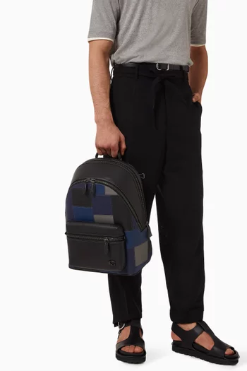 Charter Backpack in Patchwork Leather