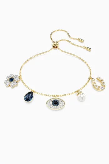 Symbolica Evil-eye Bracelet in Plated Metal