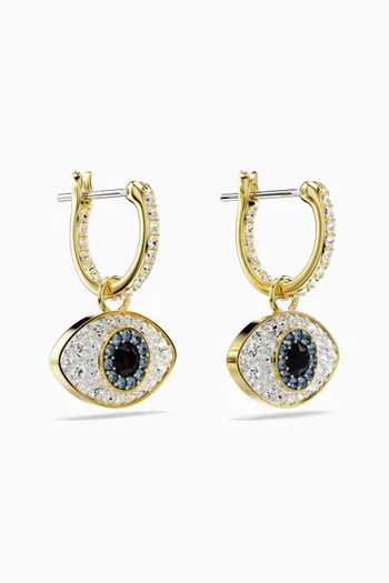 Symbolica Evil-eye Drop Earrings in Gold-tone Metal