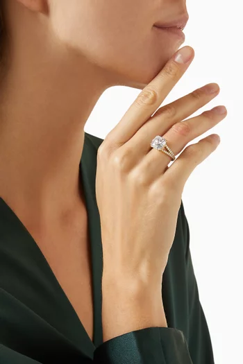 Stilla Cocktail Ring in Gold-tone Metal