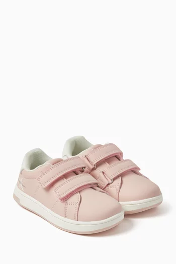 Low-cut Sneakers in Faux Leather