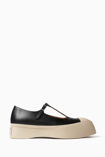 Pablo Mary Jane Shoes in Leather
