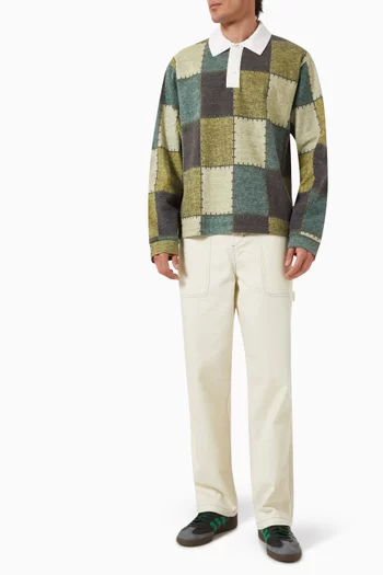 Checkers Rugby Shirt in Organic Cotton