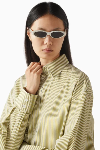 نظارة شمسية كوين بتصميم عين القطة أسيتات