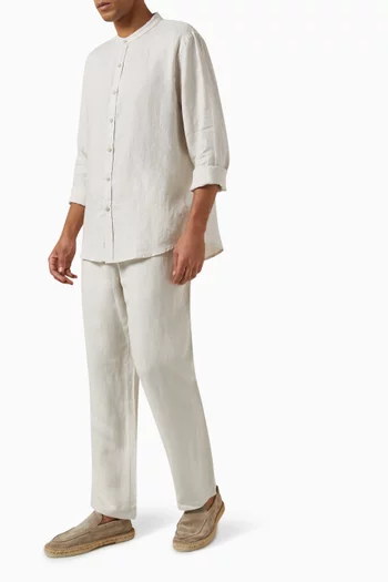 Air Pull-on Pants in Linen-blend