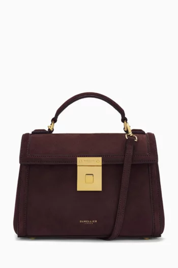 Paris Top-handle Bag in Suede and Leather