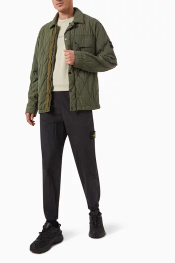Quilted Jacket in Cotton-blend