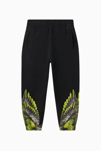 Icon Wings Relaxed Sweatpants in Cotton