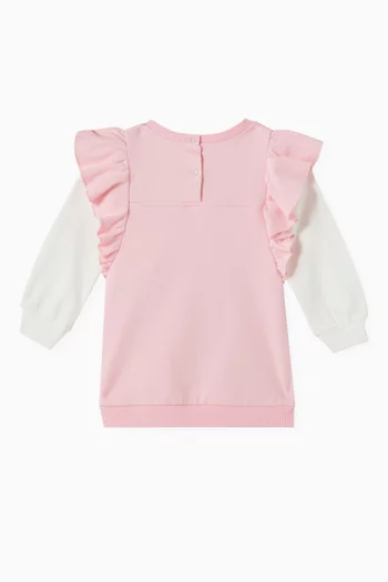 Ruffled Teddy T-shirt in Cotton-jersey