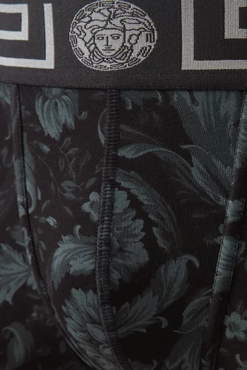 Barocco Trunks in Stretch Organic Cotton