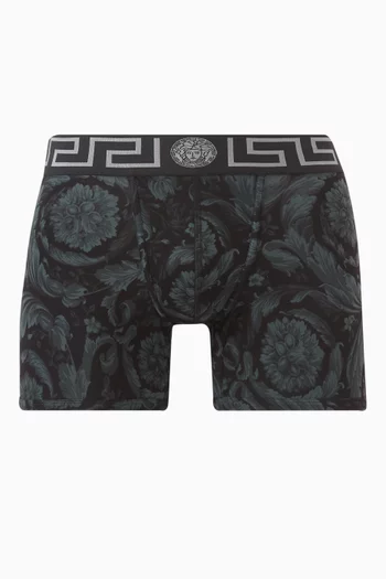 Barocco Trunks in Stretch Organic Cotton