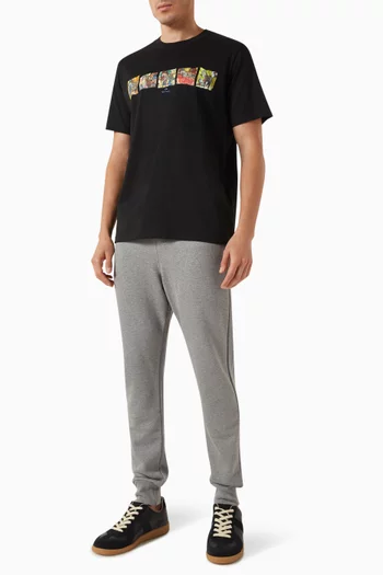 Zebra Logo Sweatpants in Organic Cotton