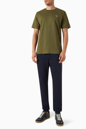 Zebra Logo Sweatpants in Organic Cotton