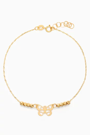 Berry Butterfly Bracelet in 18kt Gold