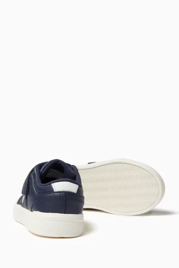 Frazier Logo Sneakers in Faux Leather