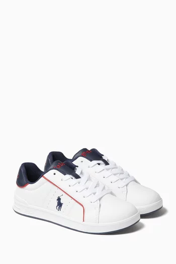 Heritage Court III Sneakers in Faux Leather