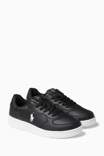Masters Court Sneakers in Faux Leather