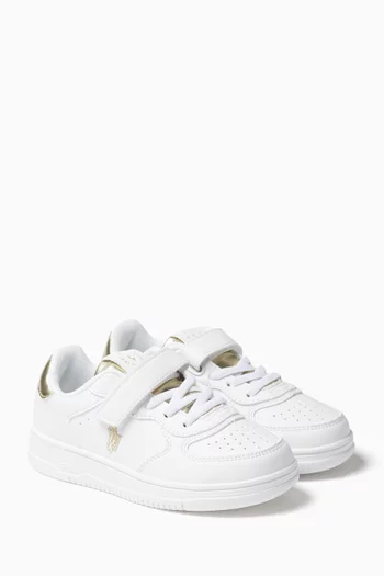 Masters Court Sneakers in Faux Leather