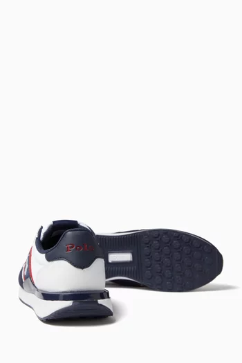 Train 89 Colour-blocked Sneakers in Mixed Fabric