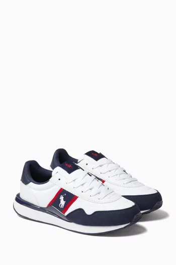 Train 89 Colour-blocked Sneakers in Mixed Fabric