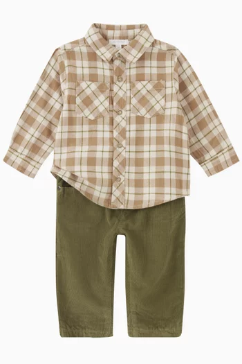 Lined Pants in Corduroy