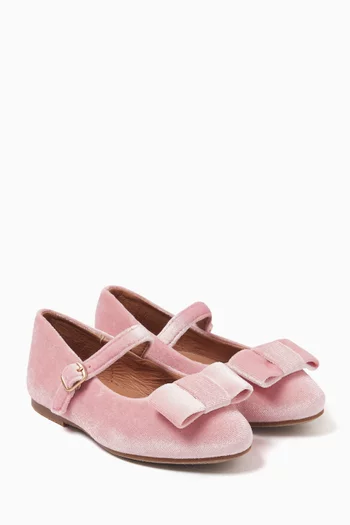 Ellen Ballet Flats in Velvet