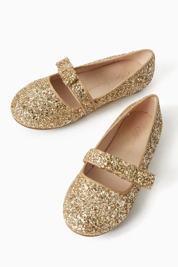 Mia Glitter Ballet Flats