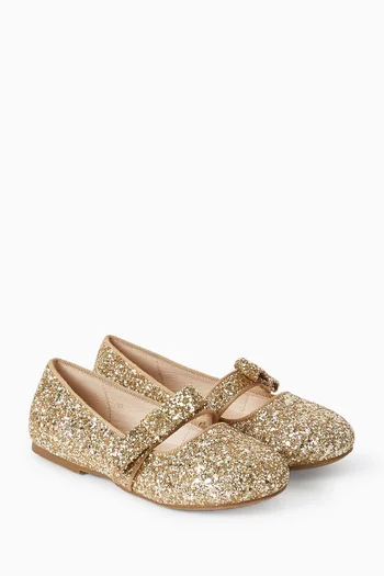 Mia Glitter Ballet Flats