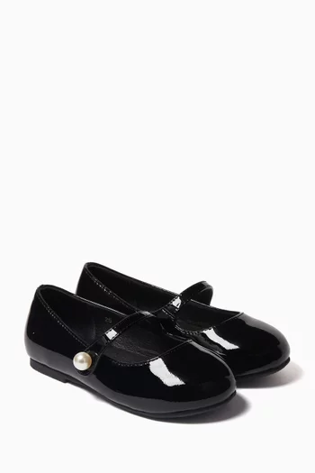 Elin Ballet Flats in Patent Leather