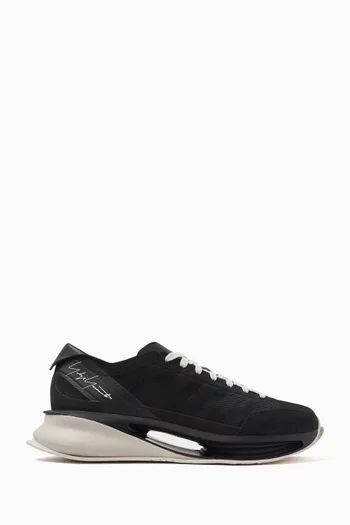 S-Gendo Running Sneakers in Leather & Mesh